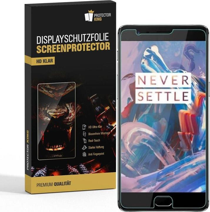 Produktbild Protectorking 2x Premium Displayschutzfolie 3D KLAR (2 Stück, OnePlus 3)