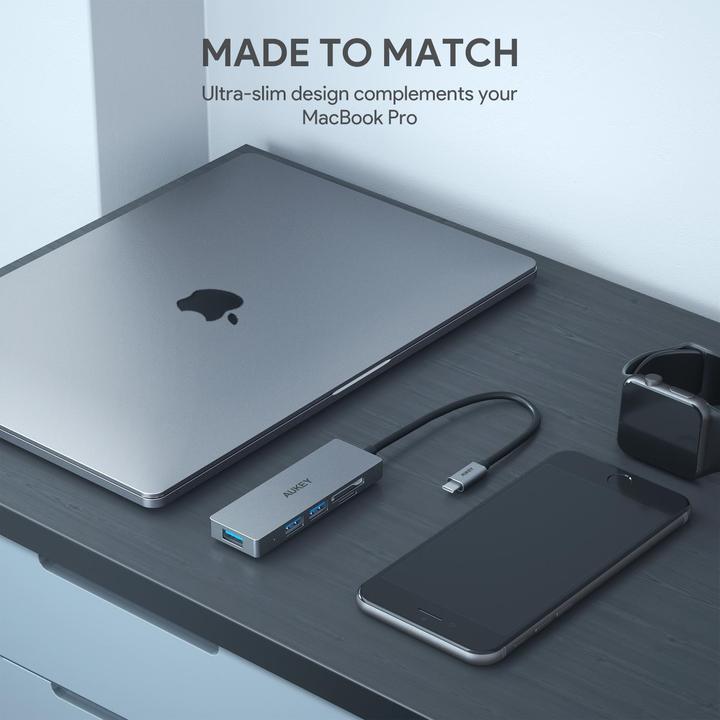Produktbild Aukey Cb-C63 (USB-C, 3 Ports)