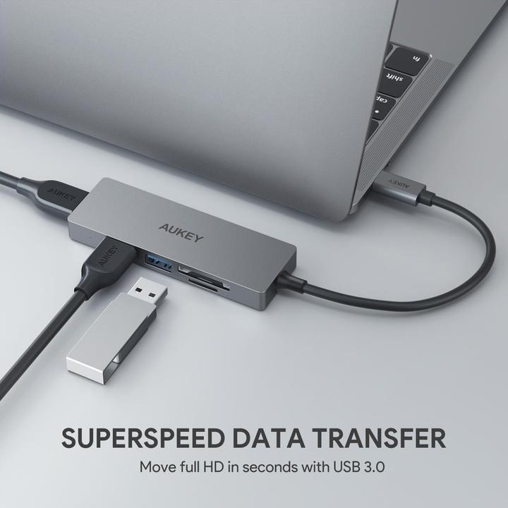 Produktbild Aukey Cb-C63 (USB-C, 3 Ports)