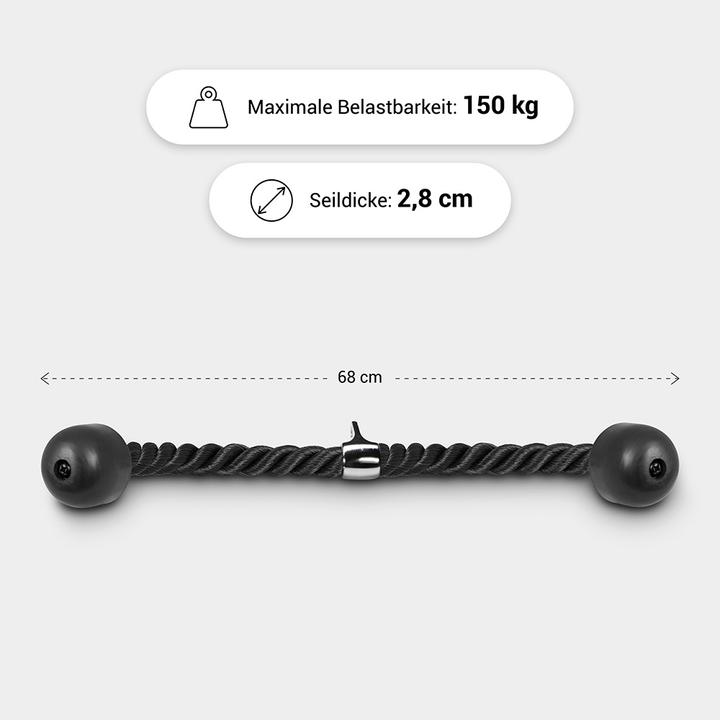 Image du produit Gorilla Sports Corde à triceps en nylon