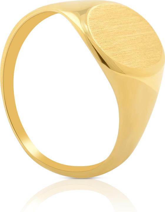 Muau Plattenring (54, 750/18 K Gold)