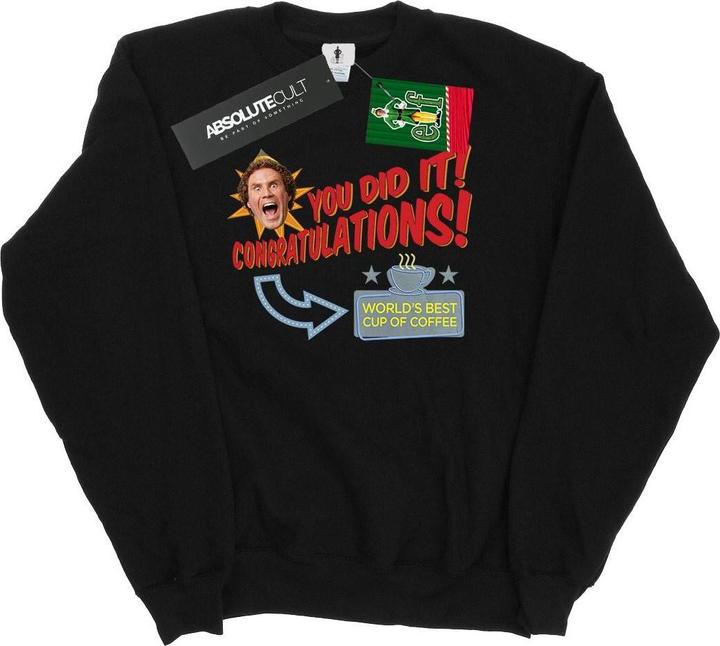 Elf World's Best Coffee Sweatshirt (XL)