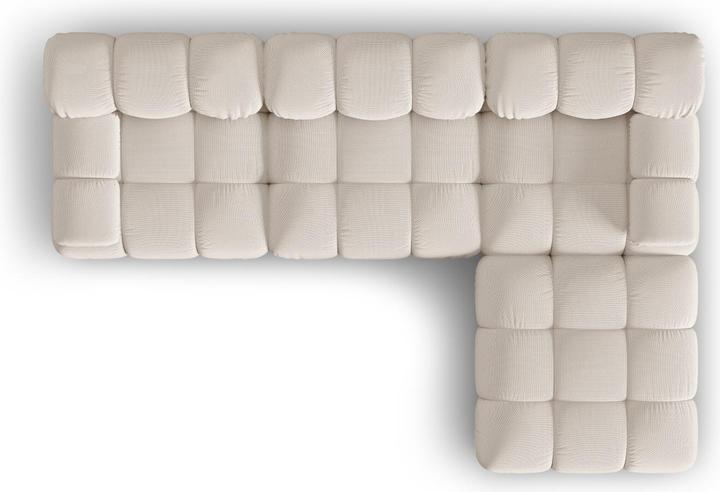 Actual product image Micadoni Modular Sofa, "Bellis", 4 Seats, 282x188x70Made in Europe (2 person sofa, 3-seater, 4-seater)
