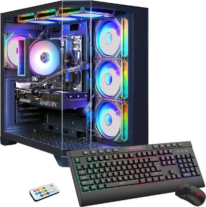 Produktbild Hyrican GAMEMAX HYPE-A BK 7526 Ryzen 5 9600X 32GB DDR5 1TB SSD RTX 5070 (AMD Ryzen 5 9600X, 32 GB, GeForce RTX 5070)