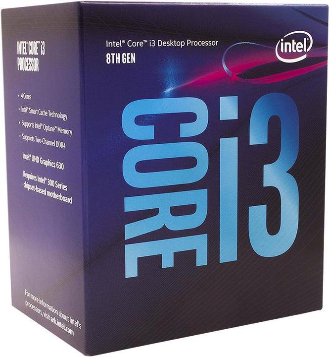 Produktbild Intel Core i3-8100 (LGA 1151, 3.60 GHz, 4 -Core)