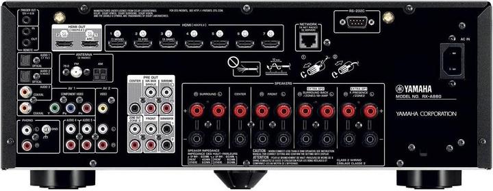 Actual product image Yamaha Rx-A 880 (7.2 channels, FM, DAB+)