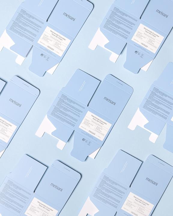 Actual product image Meisani Niacinamide cucumber aqua gel cream (50 ml, 24h cream)
