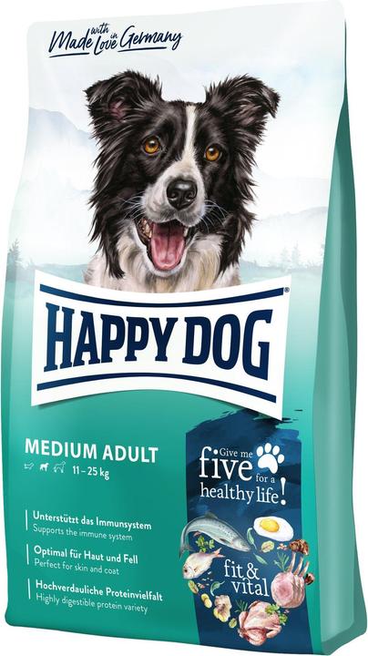 Produktbild Happy Dog Trockenfutter Supreme fit & vital Medium Adult, 4 kg (Adult, 1 Stk., 4000 g)