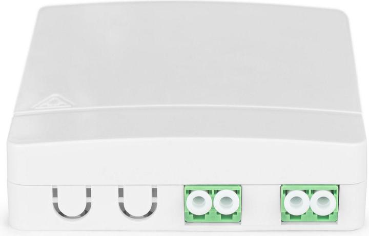Produktbild Digitus FTTH anschlussdose mit 2x LC (APC) DX Adapter Wand montage