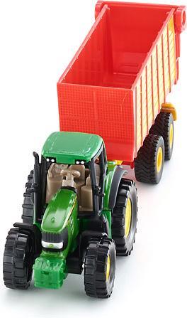 Produktbild Siku 1650 John Deere mit Ladewagen 1:72