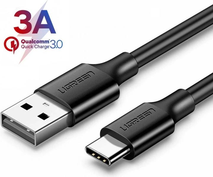 Actual product image Ugreen USB-A 2.0 to USB-C data cable (2 m, USB 2.0, 5 W)