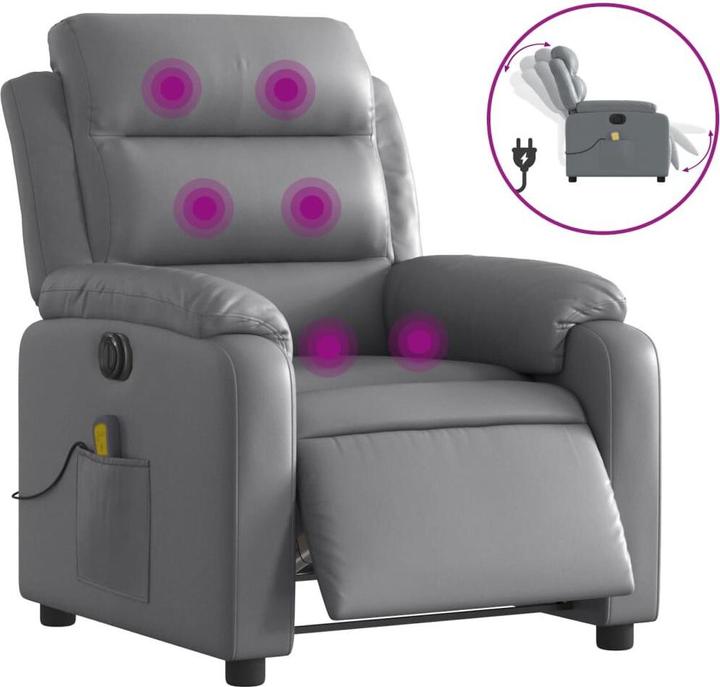 Produktbild VidaXL Massagesessel Elektrisch Kunstleder