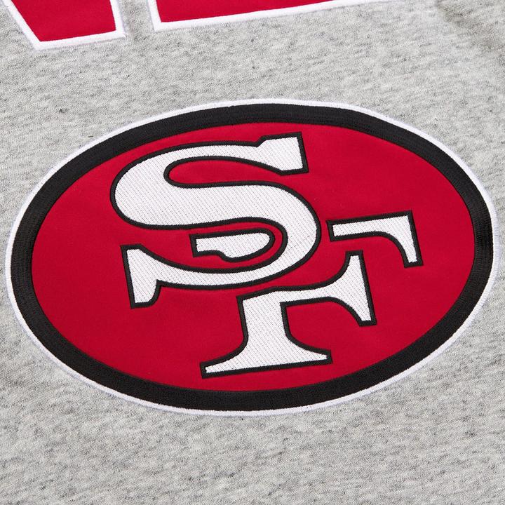 Actual product image Mitchell & Ness SATIN Pullover San Francisco 49ers - XL (XL)