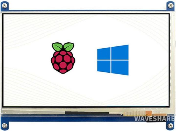 Produktbild WaveShare 7inch Capacitive Touch Display LCD (C) 1024×600 HDMI