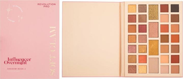 Actual product image Makeup Revolution Influencer Overnight Shadow Book (2 Soft Glam)