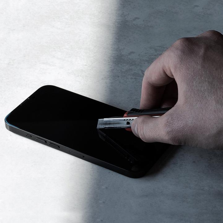 Produktbild Crong 7D Nano Flexible Glass - Niepękające szkło hybrydowe 9H na cały ekran iPhone 13 mini (1 Stück, Apple iPhone 13 mini)