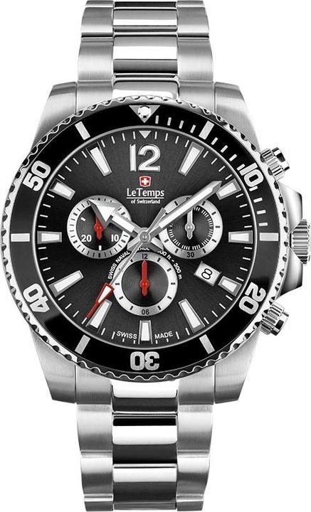 Immagine prodotto Le Temps Pattuglia navale svizzera (Cronografo, 43 mm)