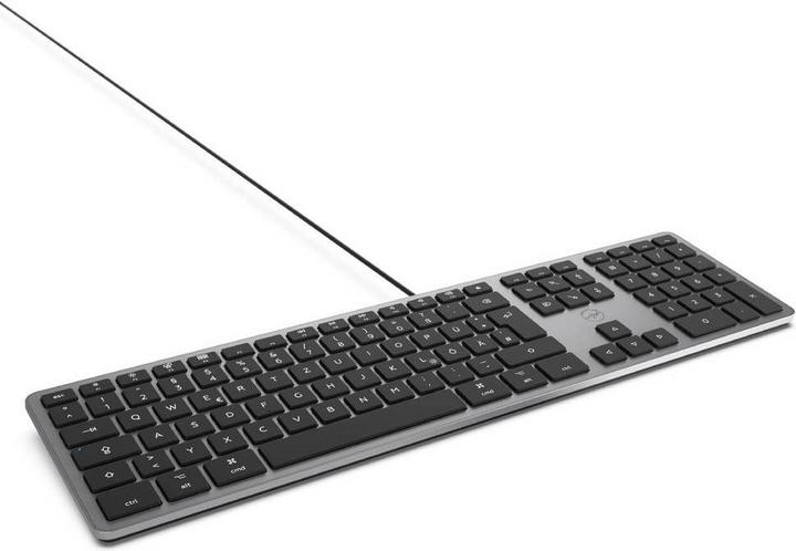 Actual product image Mobility Lab ML311883 USB Keyboard German, QWERTY, Mac Grey (DE, Cable)
