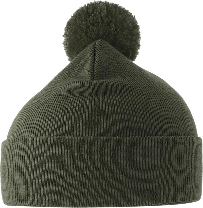 Actual product image Unisex Adult Wind S Pom Pom Recycled Double Skin Cuffed Beanie