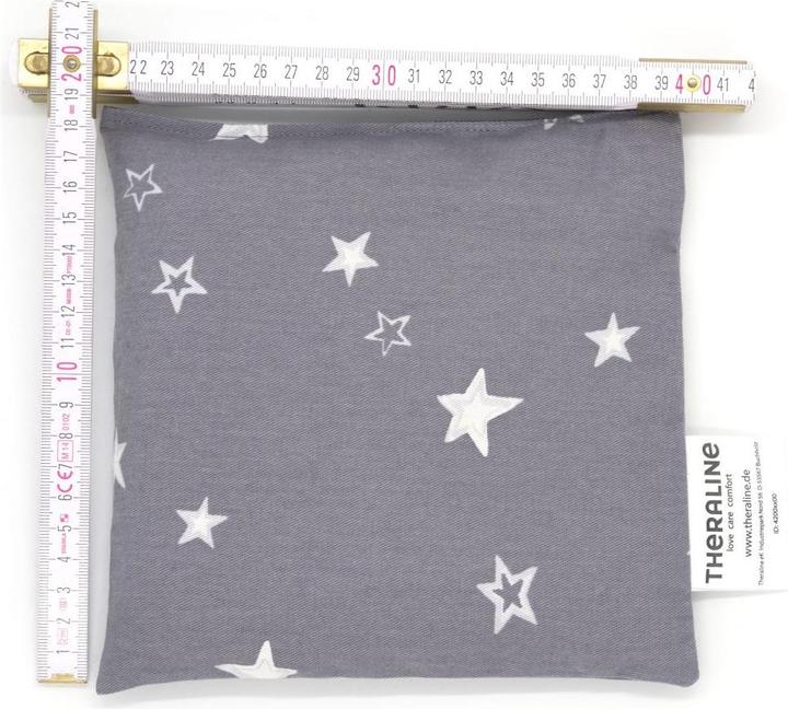 Immagine prodotto Theraline Cuscino termico e cuscino a grana Cuscino termico con imbottitura in ciliegio 19 x 19 cm - Cielo (19 x 19 cm)