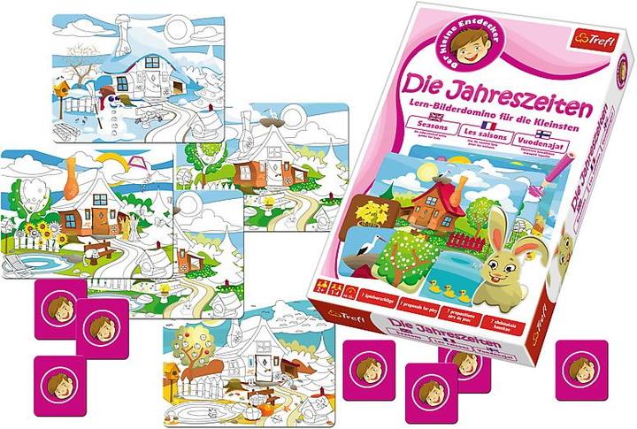 Produktbild Trefl Der kleine Entdecker - Die Jahreszeiten (Deutsch, Englisch, Französisch)