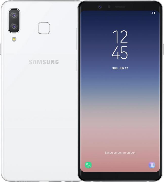 Samsung Galaxy A8 Star (64 GB, White, 6.30", Hybrid Dual SIM, 16 Mpx, 4G)
