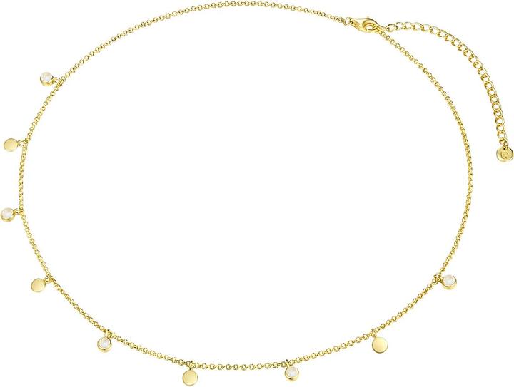 Immagine prodotto Glanzstücke München Catena da donna in argento Sterling Moonstone Yellow Gold 40,0 cm + 5,0 cm di estensione - 28669 (Argento, 40 - 45 cm)