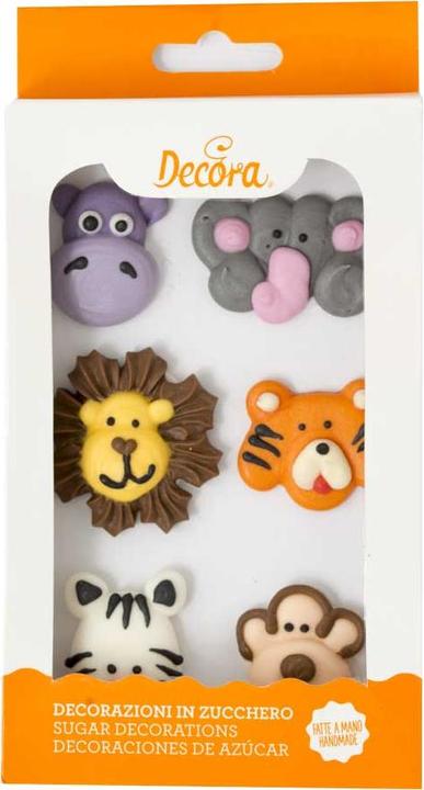 Decora Jungle animals (6 x)