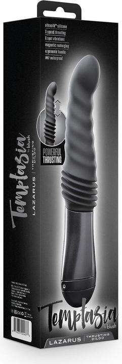 Image du produit Blush Temptasia Lazarus Thrusting Dildo Schwarz