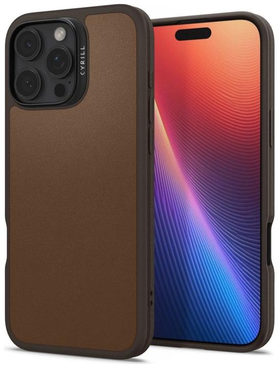 Actual product image Cyrill Kajuk Mag Case iPhone 16 Pro Max Saddle Brown (Apple iPhone 16 Pro Max)