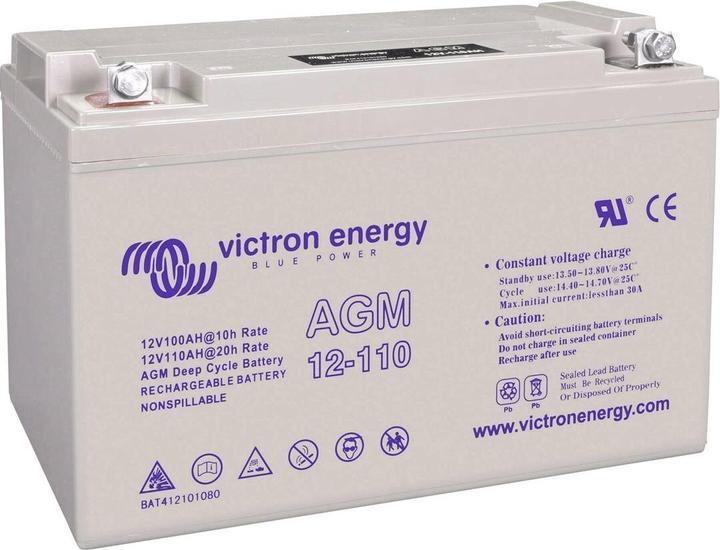 Victron Energy Deep Cycle Batterie (12 V, 110 Ah)