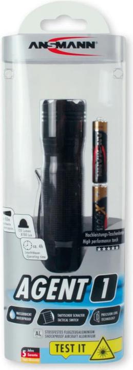 Image du produit Ansmann Agent 1 (12.10 cm, 120 lm)