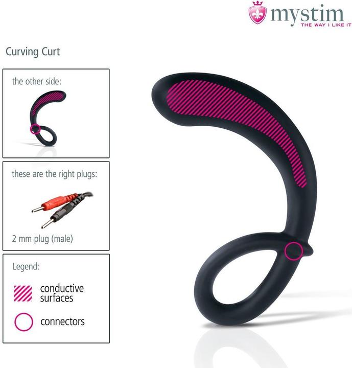 Produktbild Mystim Curving Curt Prostatastimulator