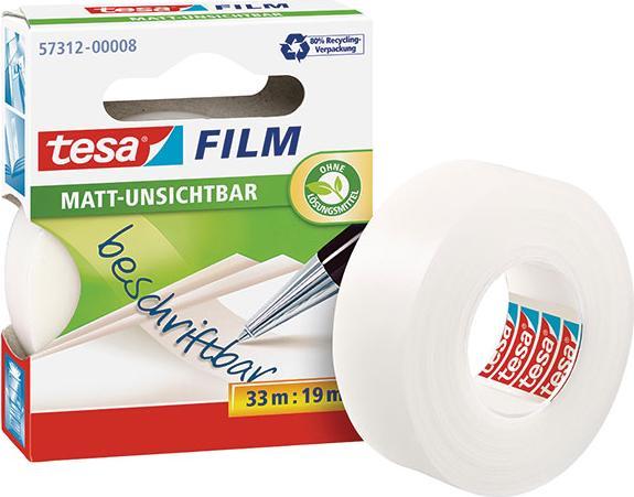 Actual product image tesa 1x tesafilm INVISIBLE, matt invisible, ageing-resistant and tear-proof (19 mm)