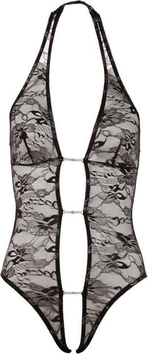 Actual product image Abierta Fina Lace bodysuit with rhinestones (L)