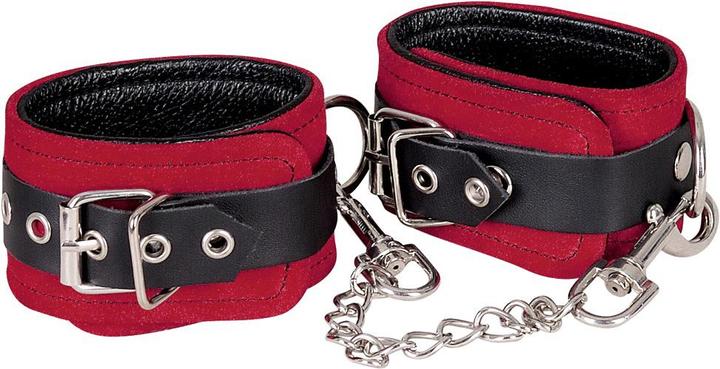 Image du produit Zado Wild Thing menottes de cheville en cuir rouge