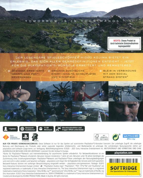 Immagine prodotto Sony Death Stranding Director's Cut (PS5, Multilingue)