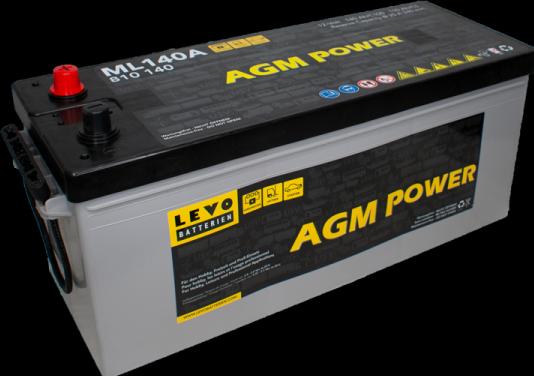 Produktbild Levo Batterie AGM ML140 12V 140Ah 950 EN (A) (12 V, 140 Ah)