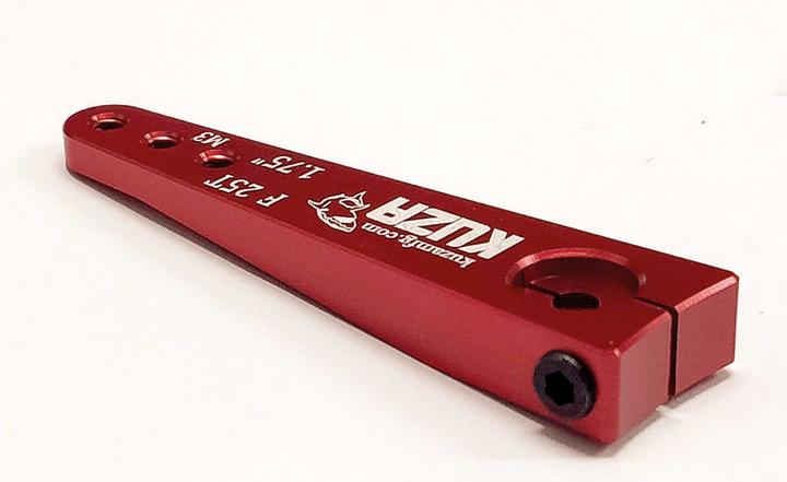 Produktbild Kuza Servohebel 1-Arm Futaba 25T 45/39/33mm 1.75" M3 Heavy Duty V2 Aluminium