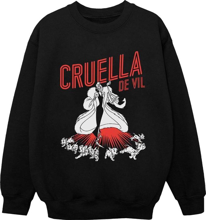 Disney Cruella De Vil Dalmatians Sweatshirt Mädchen