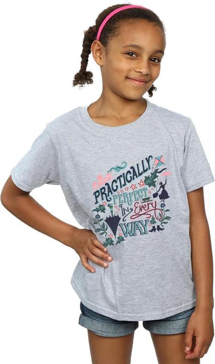 Produktbild Mary Poppins Practically Perfect In Every Way TShirt Mädchen (140, 146)