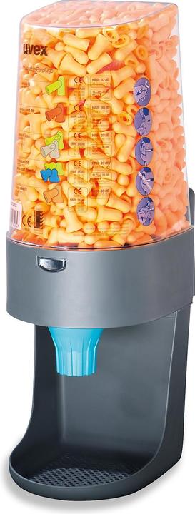 Uvex Safety Hearing protection plugs wall dispenser empty one 2 click (1 x)