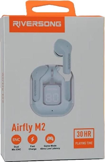 Image du produit Riversong Bluetooth earphones AirFly M2 TWS blue EA233 (5 h, Sans fil)