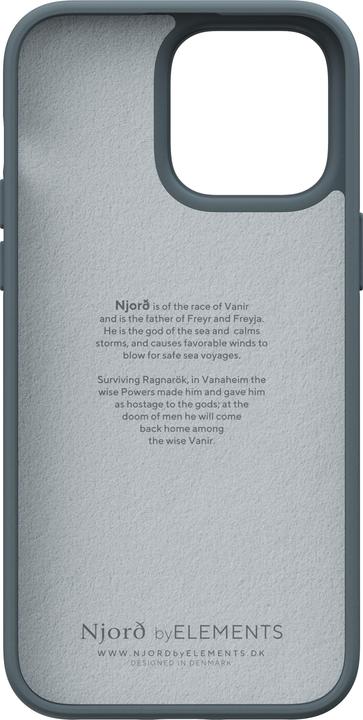 Actual product image Njord Hard Cover Tonal Case Dark Grey (Apple iPhone 14 Pro Max)