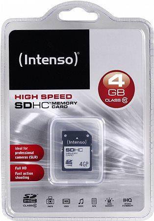 Image du produit Intenso SD Class 10 (4 Go, SDHC, U1)