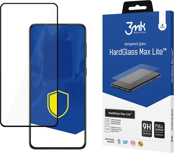 Produktbild 3MK Hardglass Max Lite Bildschirmschutz (1 Stück, Samsung Galaxy S22)