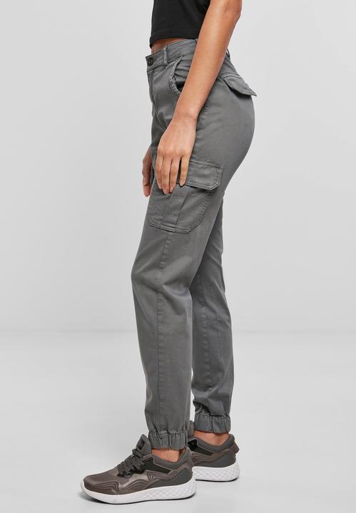 Actual product image Urban Classics Ladies High Waist Cargo Pants (30)