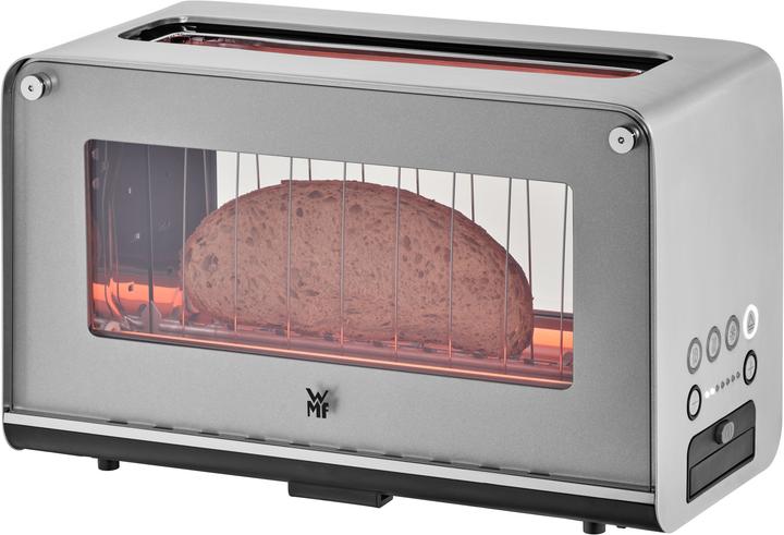 Produktbild WMF Lono Glas-Toaster mit Brötchenaufsatz