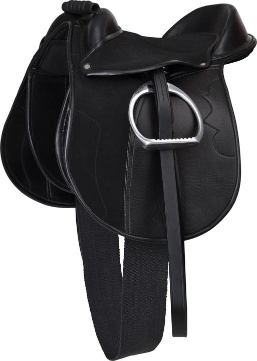 Productafbeelding Kerbl Zadelset Economy Pony zwart (incl. singel, stijgbeugels, stijgbeugelriemen)
