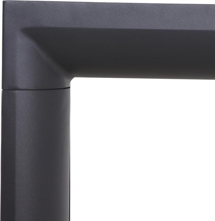 Actual product image Siena Garden Silva Dining Tisch 80x80cm matt anthrazit / wood-grey (80 cm)